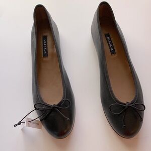 Margaux The Demi Flat in Black Nappa
